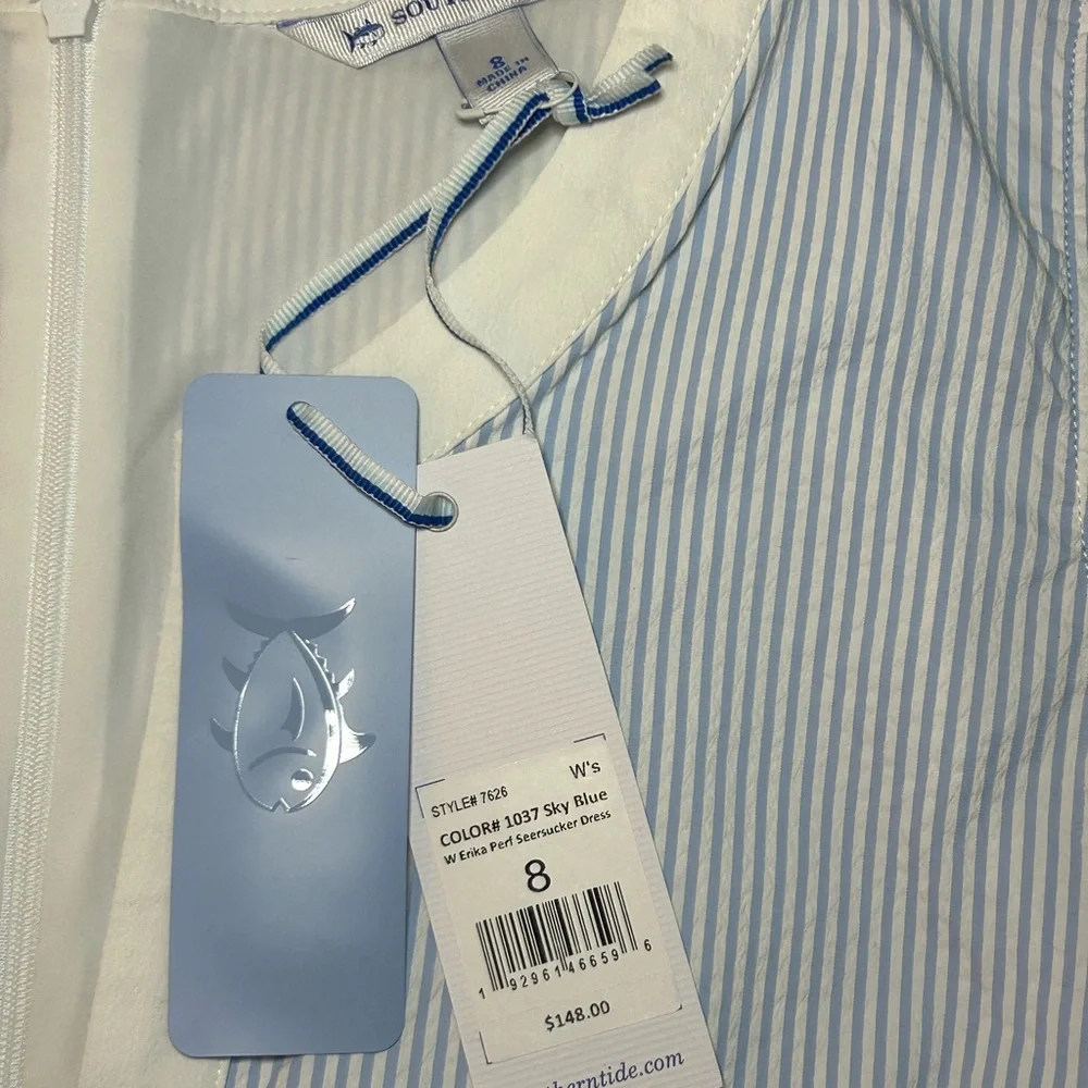 Southern Tide Blue and White Summer Dress - Picture 5 of 5